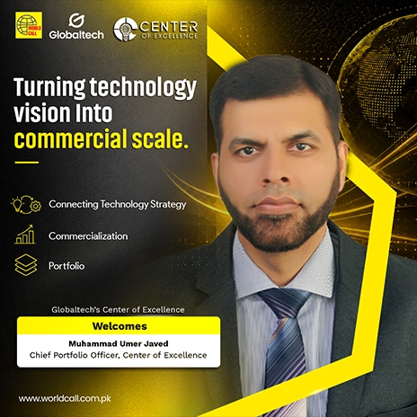 Globaltech Expands CoE Commercial Leadership with Muhammad Umer Javed as Chief Portfolio Officer